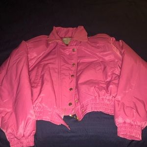Pink 90s bomber